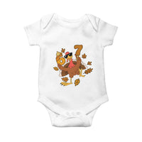 Trending Six Seven Meme Turkey Baby Onesie Funny Thanksgiving Gift - Wonder Print Shop