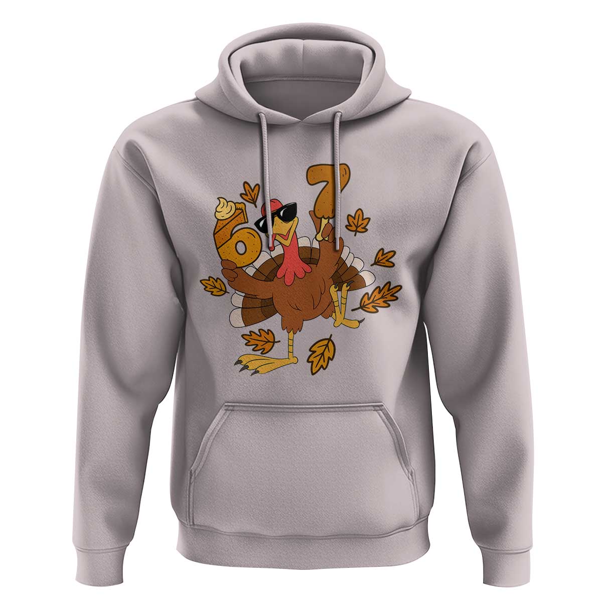 Trending Six Seven Meme Turkey Hoodie Funny Thanksgiving Gift - Wonder Print Shop