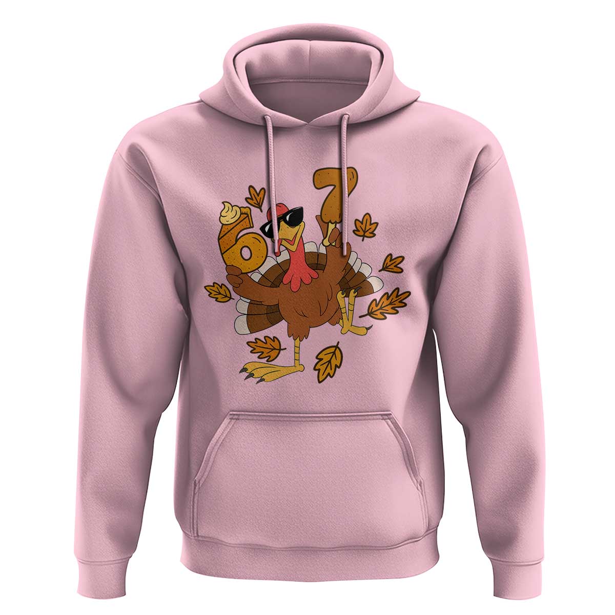 Trending Six Seven Meme Turkey Hoodie Funny Thanksgiving Gift - Wonder Print Shop