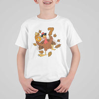 Trending Six Seven Meme Turkey T Shirt For Kid Funny Thanksgiving Gift - Wonder Print Shop