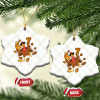 Trending Six Seven Meme Turkey Ceramic Ornament Funny Thanksgiving Gift - Wonder Print Shop