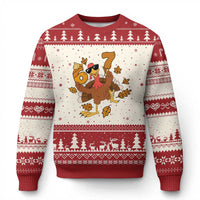 Trending Six Seven Meme Turkey Ugly Christmas Sweater Funny Thanksgiving Gift - Wonder Print Shop