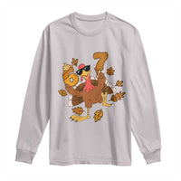 Trending Six Seven Meme Turkey Long Sleeve Shirt Funny Thanksgiving Gift - Wonder Print Shop