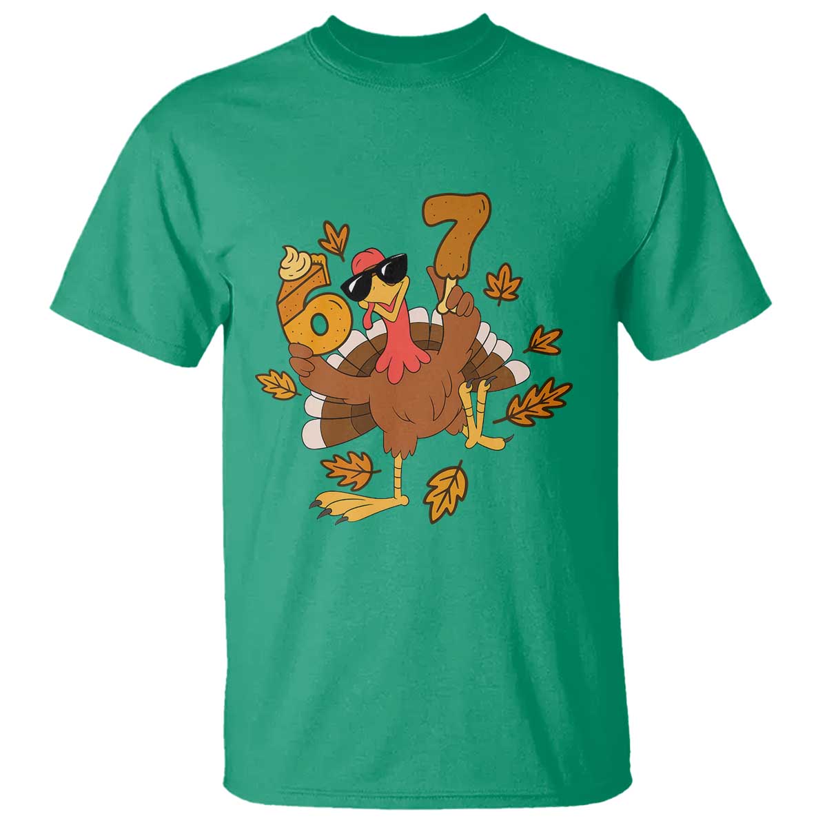 Trending Six Seven Meme Turkey T Shirt Funny Thanksgiving Gift - Wonder Print Shop