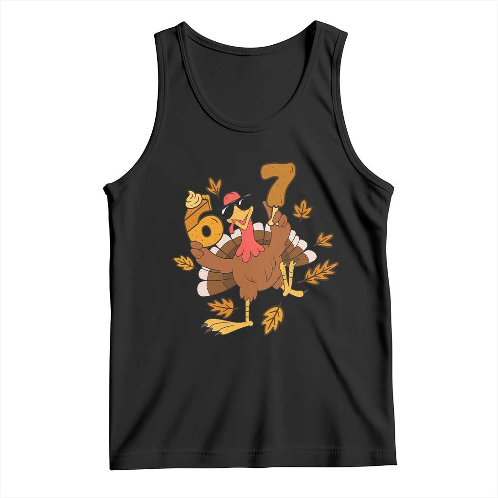 Trending Six Seven Meme Turkey Tank Top Funny Thanksgiving Gift - Wonder Print Shop