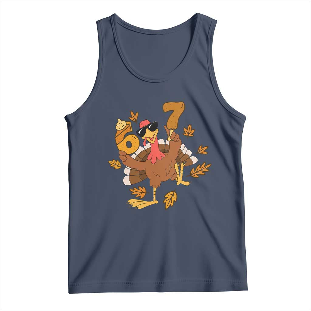 Trending Six Seven Meme Turkey Tank Top Funny Thanksgiving Gift - Wonder Print Shop