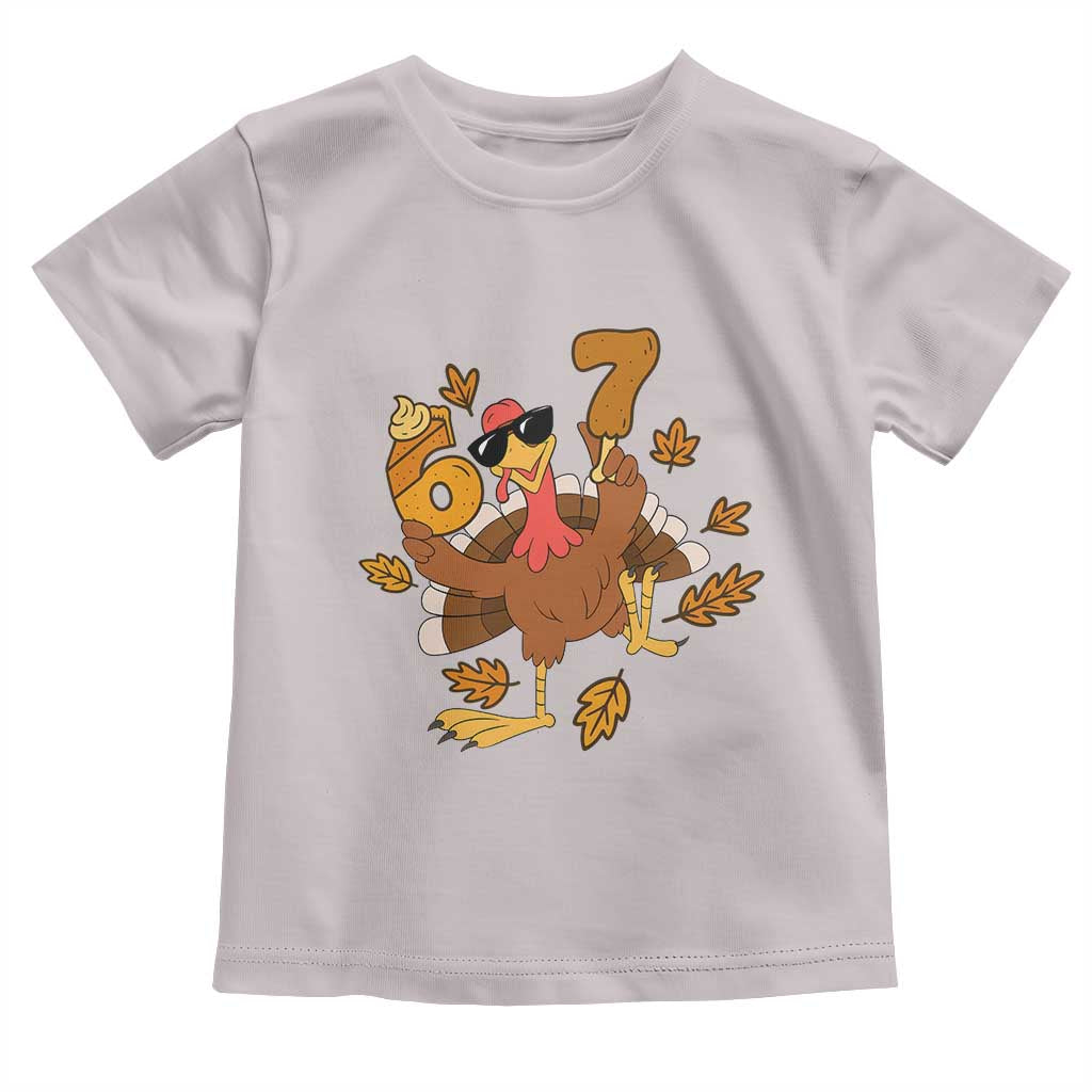 Trending Six Seven Meme Turkey Toddler T Shirt Funny Thanksgiving Gift - Wonder Print Shop