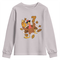 Trending Six Seven Meme Turkey Youth Sweatshirt Funny Thanksgiving Gift - Wonder Print Shop