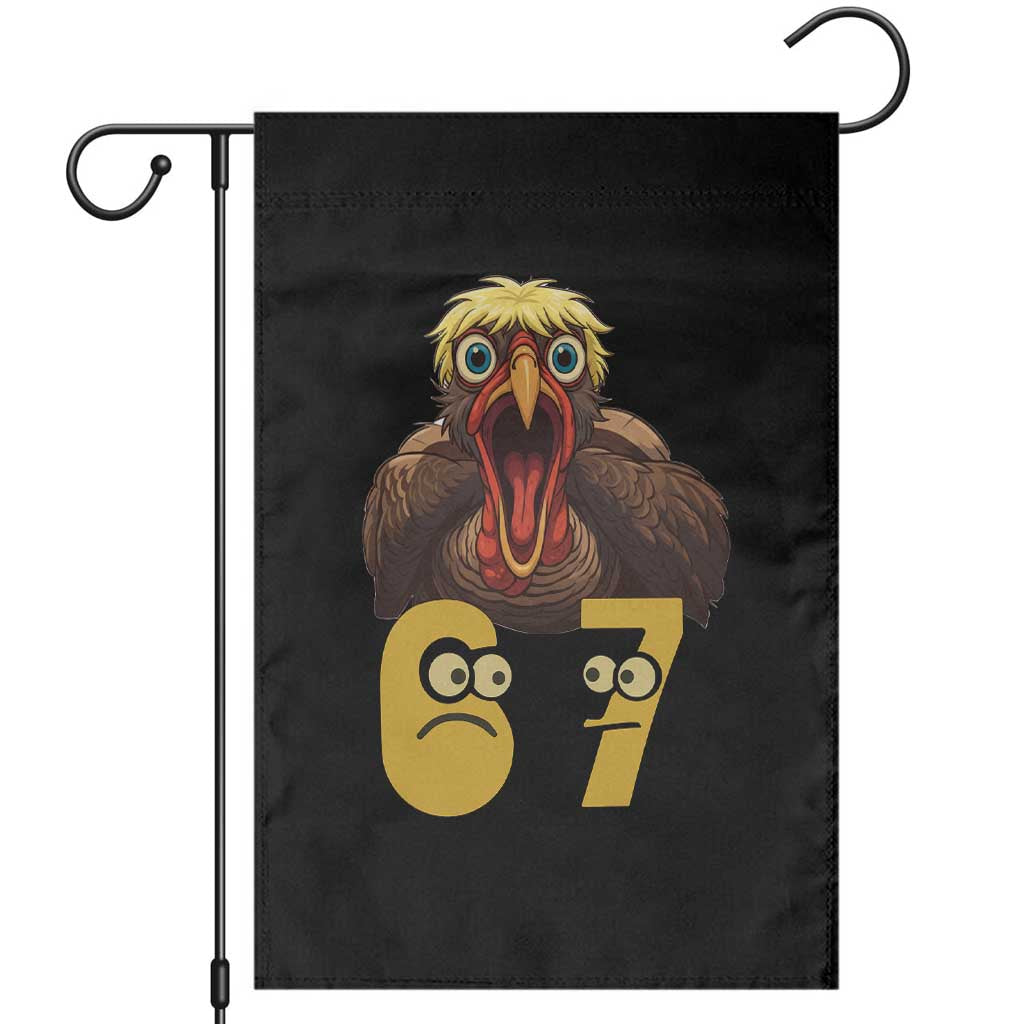Six Seven Meme Turkey Garden Flag Trending Gen Alpha Thanksgiving Gift - Wonder Print Shop