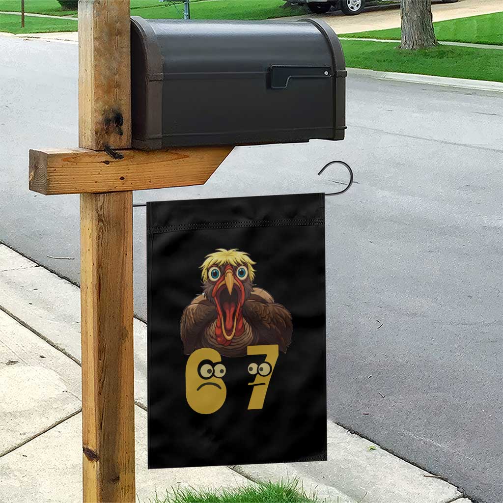 Six Seven Meme Turkey Garden Flag Trending Gen Alpha Thanksgiving Gift - Wonder Print Shop
