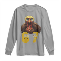 Six Seven Meme Turkey Long Sleeve Shirt Trending Gen Alpha Thanksgiving Gift - Wonder Print Shop