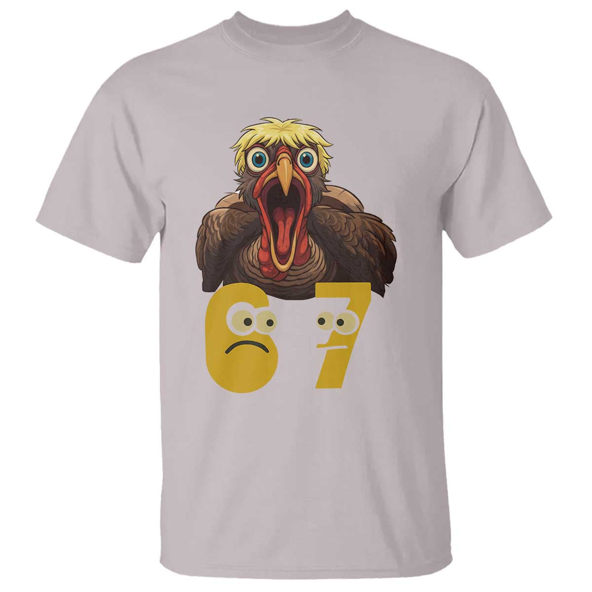 Six Seven Meme Turkey T Shirt Trending Gen Alpha Thanksgiving Gift - Wonder Print Shop