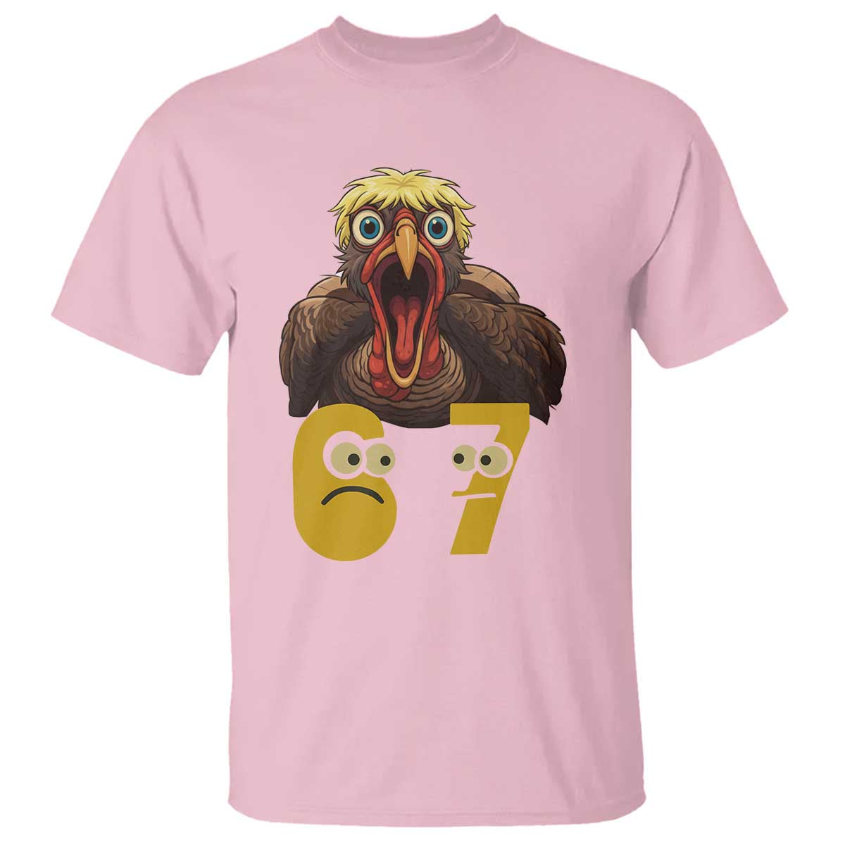 Six Seven Meme Turkey T Shirt Trending Gen Alpha Thanksgiving Gift - Wonder Print Shop