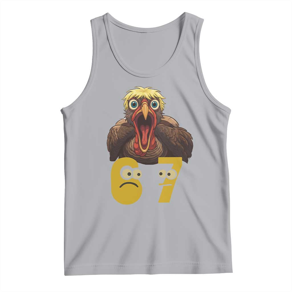 Six Seven Meme Turkey Tank Top Trending Gen Alpha Thanksgiving Gift - Wonder Print Shop