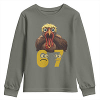 Six Seven Meme Turkey Youth Sweatshirt Trending Gen Alpha Thanksgiving Gift - Wonder Print Shop