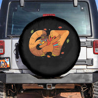Thanksgiving Turkey Dabbing Spare Tire Cover Six Seven Meme Trending Gift - Wonder Print Shop