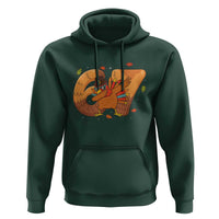 Thanksgiving Turkey Dabbing Hoodie Six Seven Meme Trending Gift - Wonder Print Shop