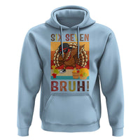 Six Seven Meme Turkey Dabbing Hoodie Funny Thanksgiving Gift - Wonder Print Shop
