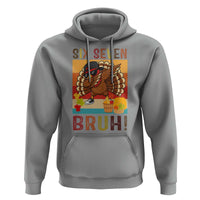 Six Seven Meme Turkey Dabbing Hoodie Funny Thanksgiving Gift - Wonder Print Shop