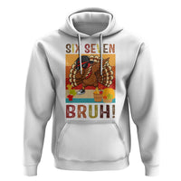Six Seven Meme Turkey Dabbing Hoodie Funny Thanksgiving Gift - Wonder Print Shop