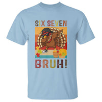 Six Seven Meme Turkey Dabbing T Shirt Funny Thanksgiving Gift - Wonder Print Shop
