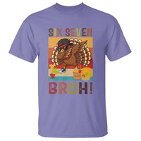 Six Seven Meme Turkey Dabbing T Shirt Funny Thanksgiving Gift - Wonder Print Shop