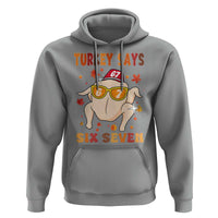 Turkey Says Six Seven Hoodie Funny Thanksgiving Meme Gift - Wonder Print Shop