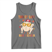 Turkey Says Six Seven Tank Top Funny Thanksgiving Meme Gift - Wonder Print Shop