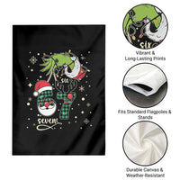 Funny Green Hand Six Seven Meme Garden Flag Gen Z Alpha Xmas Gift - Wonder Print Shop