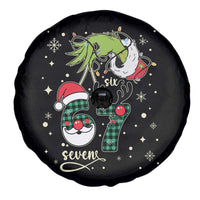 Funny Green Hand Six Seven Meme Spare Tire Cover Gen Z Alpha Xmas Gift - Wonder Print Shop