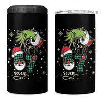 Funny Green Hand Six Seven Meme 4 in 1 Can Cooler Tumbler Gen Z Alpha Xmas Gift - Wonder Print Shop
