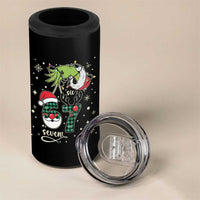 Funny Green Hand Six Seven Meme 4 in 1 Can Cooler Tumbler Gen Z Alpha Xmas Gift - Wonder Print Shop