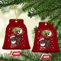 Funny Green Hand Six Seven Meme Ceramic Ornament Gen Z Alpha Xmas Gift - Wonder Print Shop