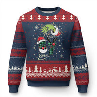 Funny Green Hand Six Seven Meme Ugly Christmas Sweater Gen Z Alpha Xmas Gift - Wonder Print Shop