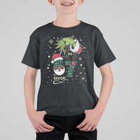 Funny Green Hand Six Seven Meme T Shirt For Kid Gen Z Alpha Xmas Gift - Wonder Print Shop
