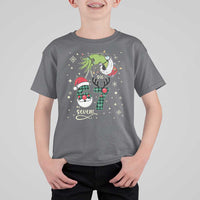 Funny Green Hand Six Seven Meme T Shirt For Kid Gen Z Alpha Xmas Gift - Wonder Print Shop