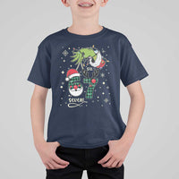 Funny Green Hand Six Seven Meme T Shirt For Kid Gen Z Alpha Xmas Gift - Wonder Print Shop