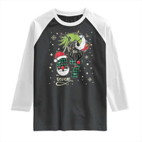 Funny Green Hand Six Seven Meme Raglan Shirt Gen Z Alpha Xmas Gift - Wonder Print Shop