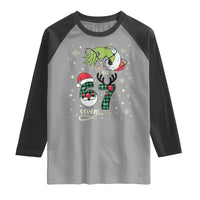 Funny Green Hand Six Seven Meme Raglan Shirt Gen Z Alpha Xmas Gift - Wonder Print Shop
