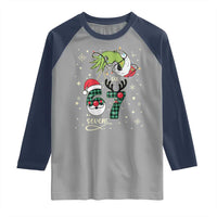 Funny Green Hand Six Seven Meme Raglan Shirt Gen Z Alpha Xmas Gift - Wonder Print Shop