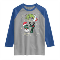 Funny Green Hand Six Seven Meme Raglan Shirt Gen Z Alpha Xmas Gift - Wonder Print Shop