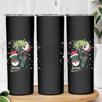 Funny Green Hand Six Seven Meme Skinny Tumbler Gen Z Alpha Xmas Gift - Wonder Print Shop