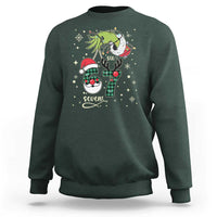 Funny Green Hand Six Seven Meme Sweatshirt Gen Z Alpha Xmas Gift - Wonder Print Shop