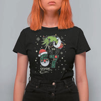 Funny Green Hand Six Seven Meme T Shirt For Women Gen Z Alpha Xmas Gift - Wonder Print Shop