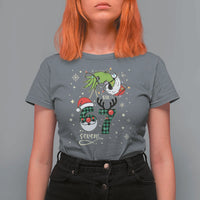 Funny Green Hand Six Seven Meme T Shirt For Women Gen Z Alpha Xmas Gift - Wonder Print Shop