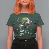 Funny Green Hand Six Seven Meme T Shirt For Women Gen Z Alpha Xmas Gift - Wonder Print Shop