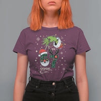 Funny Green Hand Six Seven Meme T Shirt For Women Gen Z Alpha Xmas Gift - Wonder Print Shop