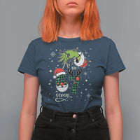 Funny Green Hand Six Seven Meme T Shirt For Women Gen Z Alpha Xmas Gift - Wonder Print Shop