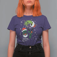 Funny Green Hand Six Seven Meme T Shirt For Women Gen Z Alpha Xmas Gift - Wonder Print Shop