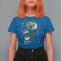 Funny Green Hand Six Seven Meme T Shirt For Women Gen Z Alpha Xmas Gift - Wonder Print Shop
